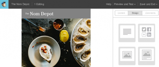 Mailchimp besticht durch seinen einfach zu bedienenden Editor