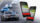 Abbildung zum Thema Nürburgring goes WhatsApp: Zwei Smartphones vor dem Hintergrund des Nürburgrings