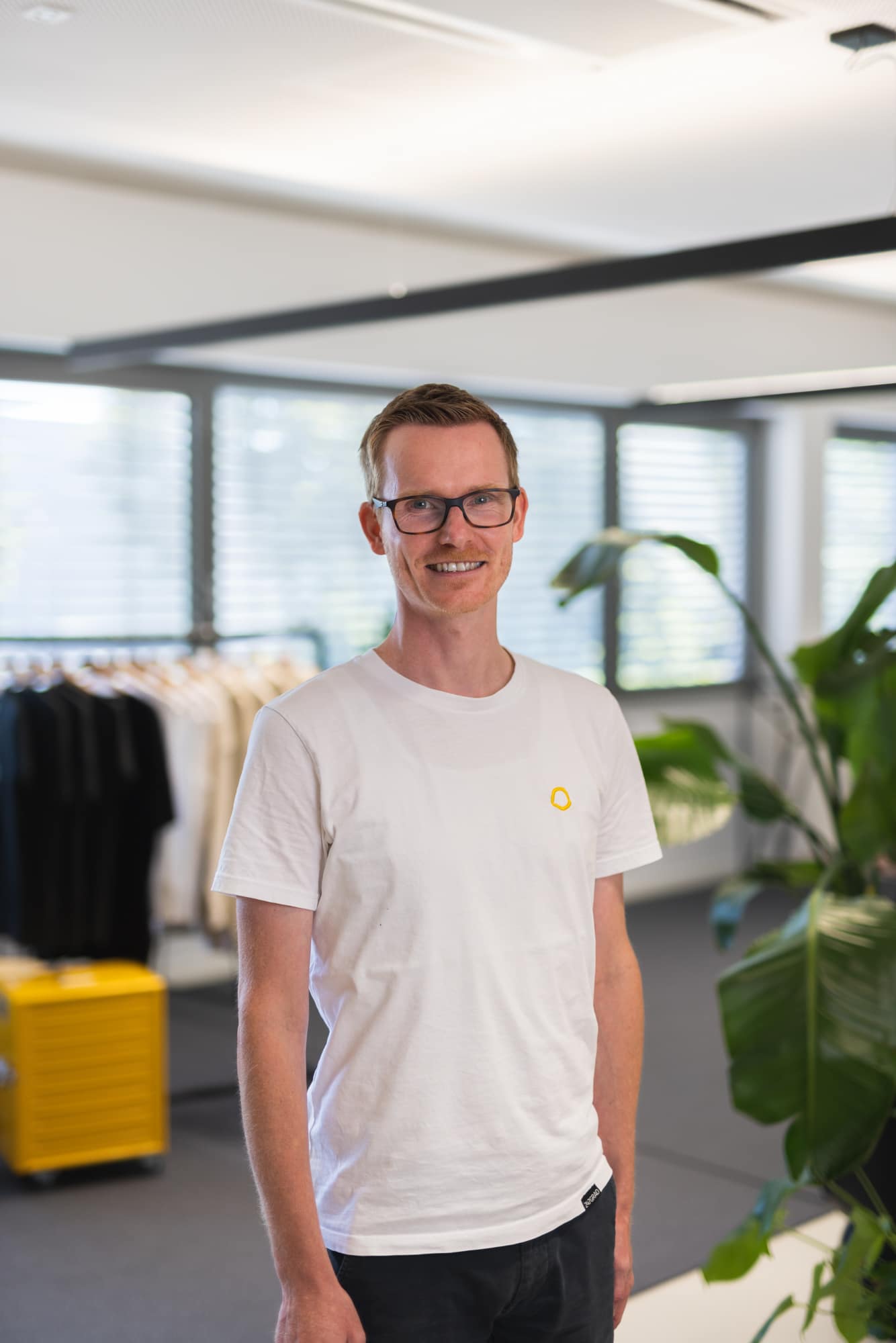 Gerrit Müller, Aufname im Büro von 247GRAD auf der Workshopfläche