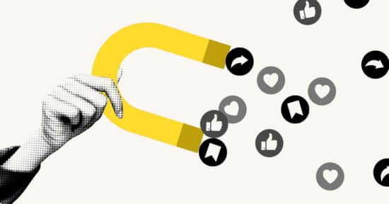 Ein Magnet zieht wichtige Signale für den Algorithmus auf Social-Media heran